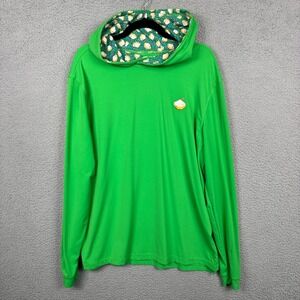 Pins & Aces Hoodie Mens L Green Lightweight Sandwich Golf Strech Athleisure